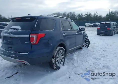 2016 Ford Explorer Limited z USA, uszkodzony, nr VIN 1FM5K8F84GGC39639